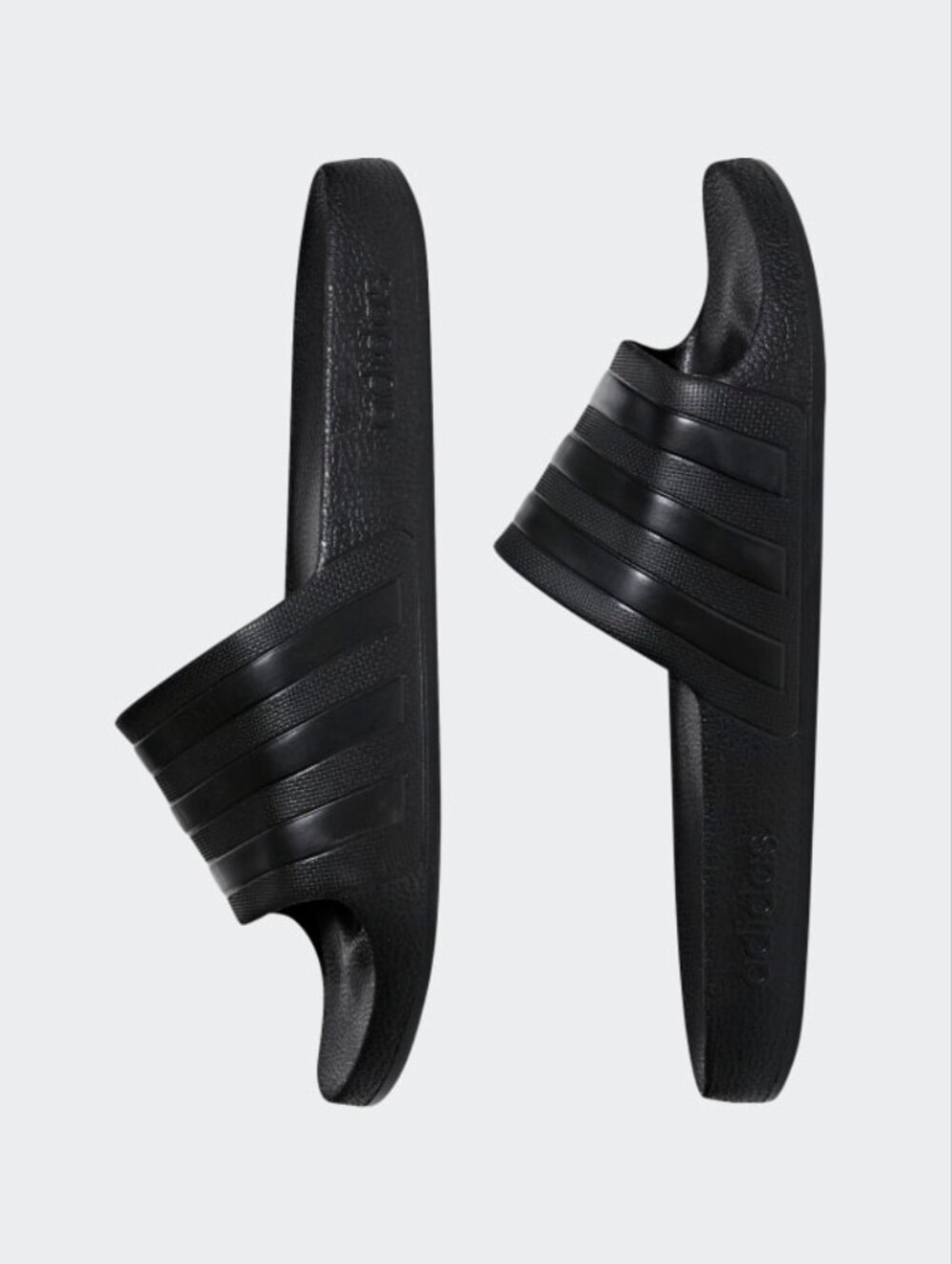 Adidas Adilette Aqua Slides F35550 Men's Size M 11 / W 12 Black Quick Dry NIB - Picture 7 of 12